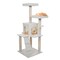 Pet Adobe Pet Adobe Cat Tree House, Multi-Level, Scratching Posts, Condos, and Perches, 50-inches Tall, White 311020WIK - alternate 1